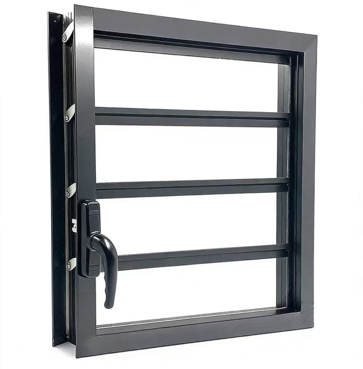 Aluminum alloy glass blinds